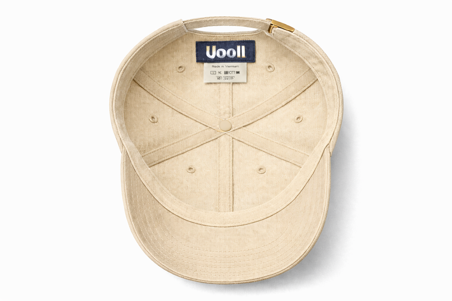 6-Panel Ball Cap _ Pale Khaki