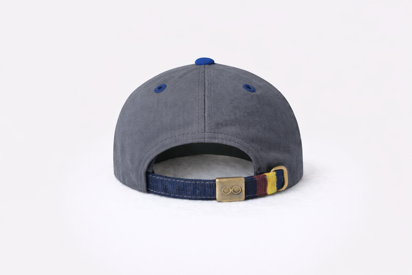 Contrast 6-Panel Ball Cap_Steel Gray · Dress Blues