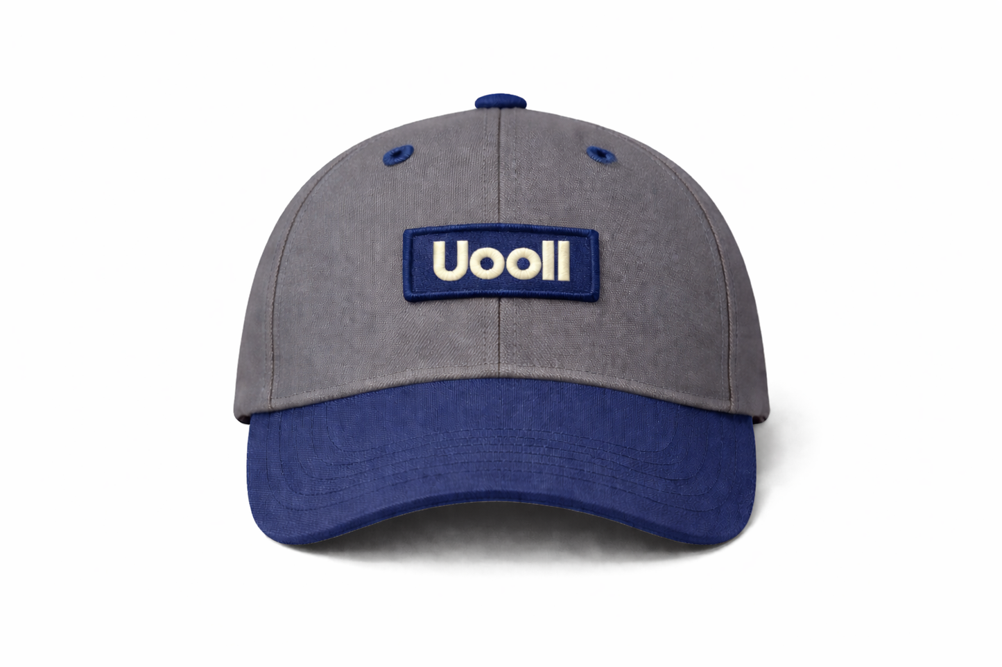 Contrast 6-Panel Ball Cap_Steel Gray · Dress Blues