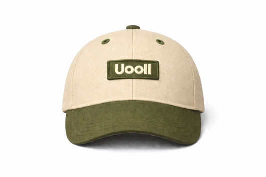 Contrast 6-Panel Ball Cap_Pale Khaki · Olive Branch